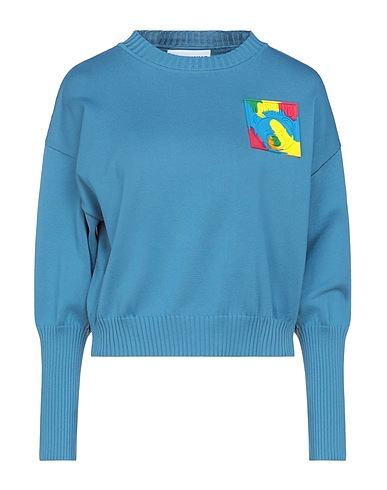 MOSCHINO Sweater Slate blue 100% Cotton