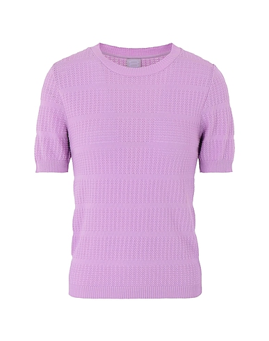8 by YOOX Jumper SHORT SLEEVE JUMPERS
 Lilac 65% Viscose, 35% Polyamide