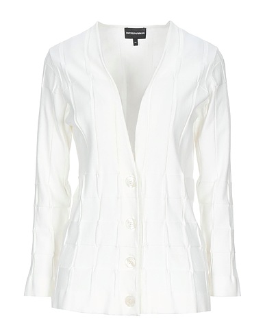 EMPORIO ARMANI Cardigan Avorio 70% Viscosa, 30% Poliestere