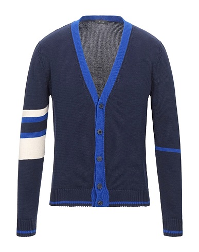 KAOS Cardigan Blu notte 100% Cotone