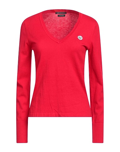 ARMANI EXCHANGE プルオーバー レッド コットン 95% / カシミヤ 5% / ナイロン / ポリウレタン