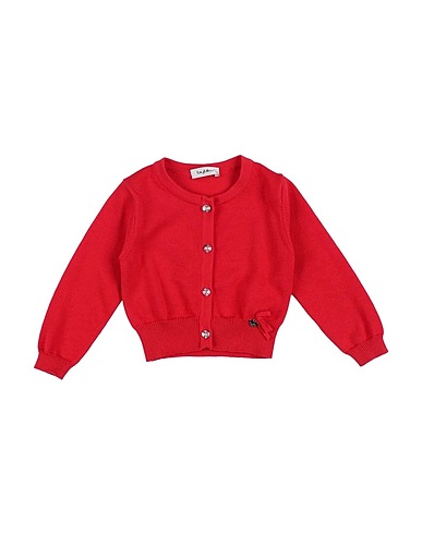 BYBLOS Cardigan Rosso 55% Poliestere, 20% Nylon, 19% Cotone, 6% Lana