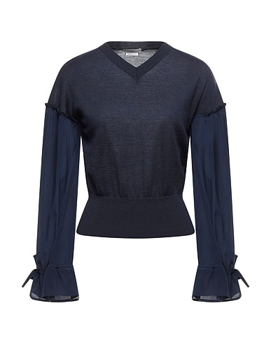BALLANTYNE Jumper Midnight blue 100% Virgin Wool, Silk, Elastane