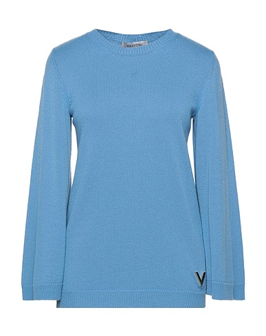 VALENTINO GARAVANI Cashmere jumper Slate blue 100% Cashmere