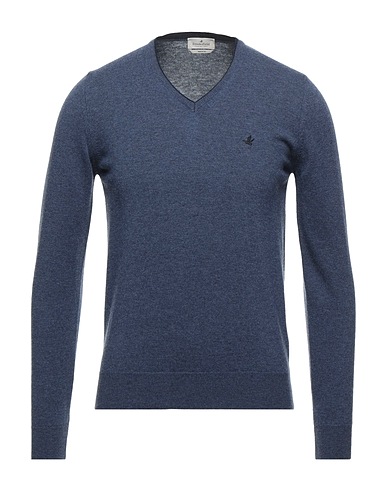 BROOKSFIELD Jumper Blue 100% Virgin Wool