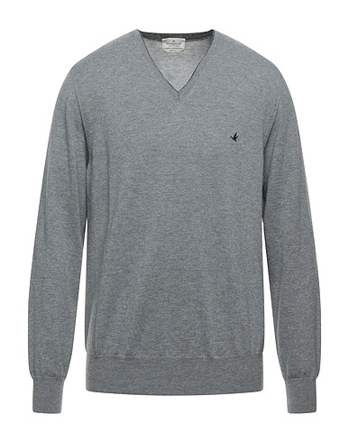 BROOKSFIELD Jumper Grey 100% Virgin Wool