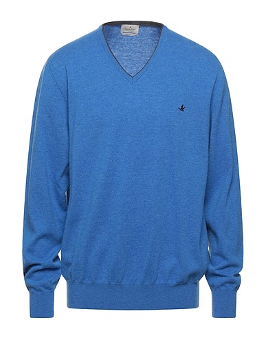 BROOKSFIELD Jumper Azure 100% Virgin Wool