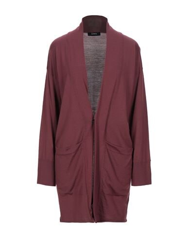Alpha Studio Cardigans In Garnet