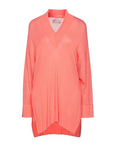 N.O.W. ANDREA ROSATI CASHMERE Jumper Salmon pink 70% Viscose, 15% Polyamide, 15% Cashmere