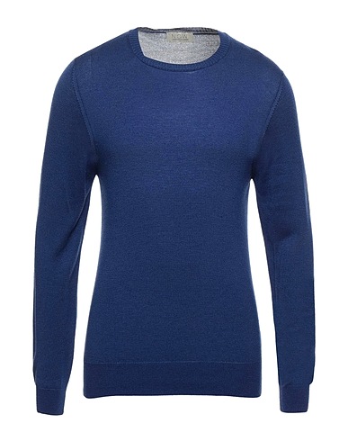 N.O.W. ANDREA ROSATI CASHMERE Jumper Blue 70% Viscose, 15% Polyamide, 15% Cashmere