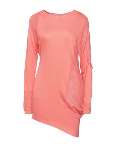 Shop N.o.w. Andrea Rosati Cashmere N. O.w. Andrea Rosati Cashmere Woman Sweater Salmon Pink Size L Viscose, Polyamide, Cashmere