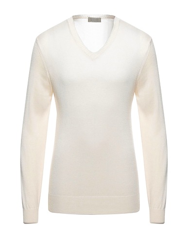 N.O.W. ANDREA ROSATI CASHMERE Pullover Avorio 70% Viscosa, 15% Poliammide, 15% Cachemire
