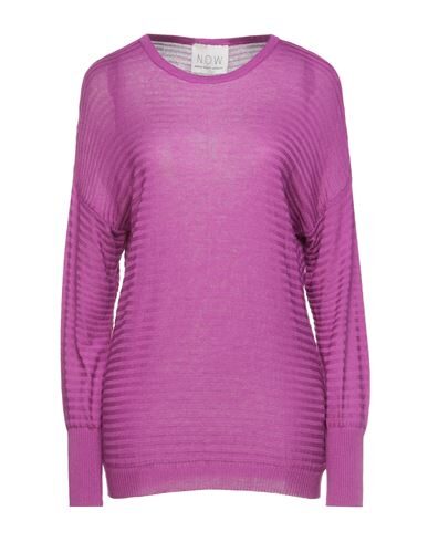 N.o.w. Andrea Rosati Cashmere N. O.w. Andrea Rosati Cashmere Woman Sweater Purple Size L Viscose, Polyamide, Cashmere In Purple