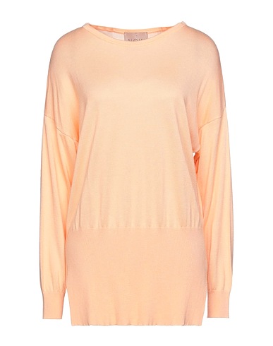N.O.W. ANDREA ROSATI CASHMERE Sweater Apricot 70% Viscose, 15% Polyamide, 15% Cashmere