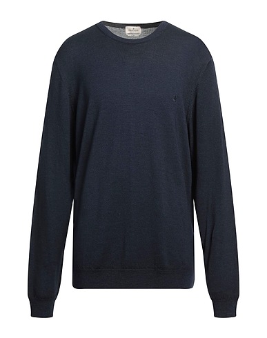 BROOKSFIELD Jumper Midnight blue 100% Virgin Wool