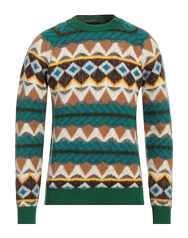 ALTEA Pullover Grün 80% Wolle, 20% Polyamid
