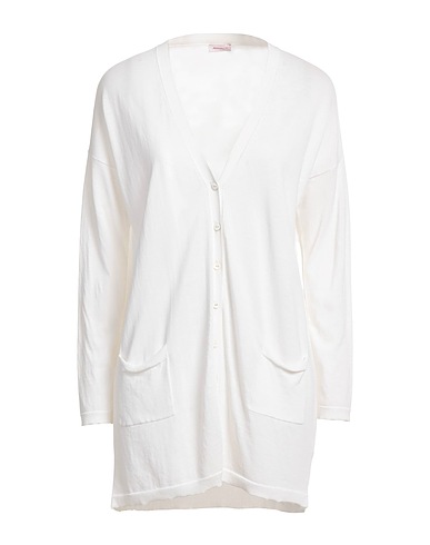 ROSSOPURO Cardigan White 100% Cotton