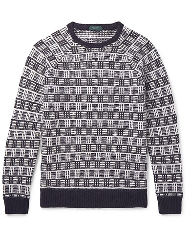 ZANONE Pullover BY SLOWEAR Blu notte 82% Lana Vergine, 13% Lana mohair, 5% Poliammide