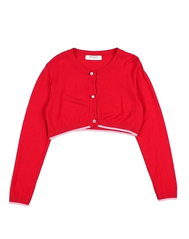 VICOLO Boléro Rouge 98% Viscose, 2% Élasthanne