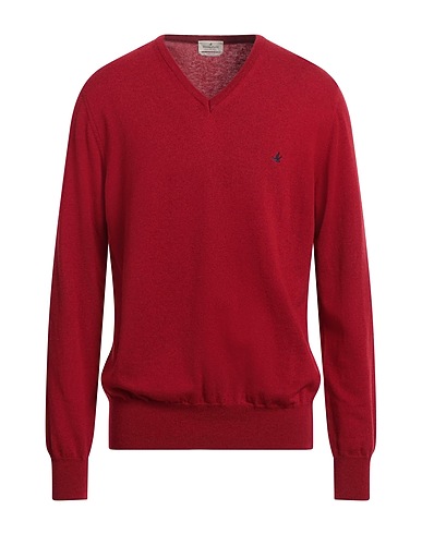 BROOKSFIELD Pullover Bordeaux 100% Lana Vergine
