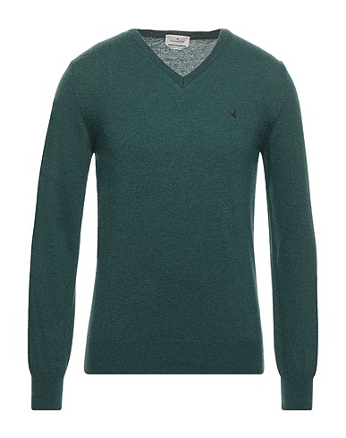 BROOKSFIELD Pullover Verde petrolio 100% Lana Vergine
