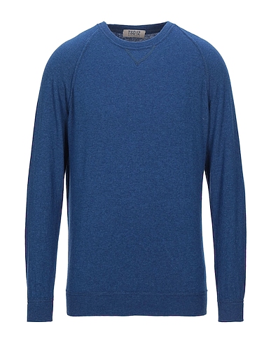 TSD12 Jumper Blue 80% Lambswool, 20% Polyamide