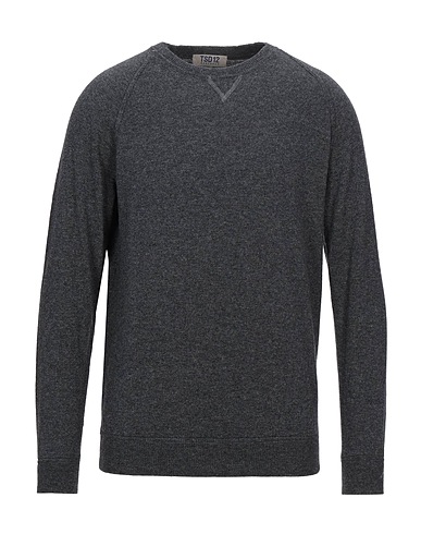 TSD12 Pullover Piombo 80% Lana d'agnello, 20% Poliammide