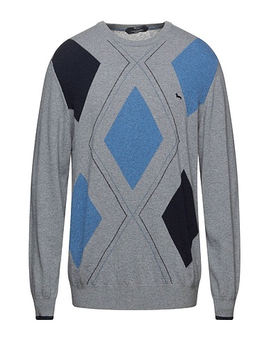 HARMONT & BLAINE Sweater Grey 40% Merino Wool, 30% Viscose, 20% Polyamide, 10% Cashmere