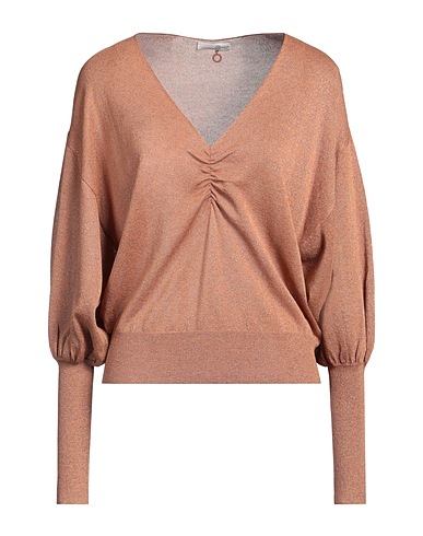 RELISH Jumper Camel 79% Viscose, 21% Metallic fiber