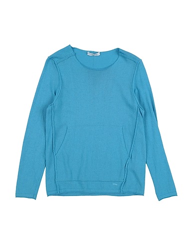 PAOLO PECORA Jumper Azure 33% Viscose, 23% Nylon, 20% Cotton, 20% Lambswool, 4% Cashmere