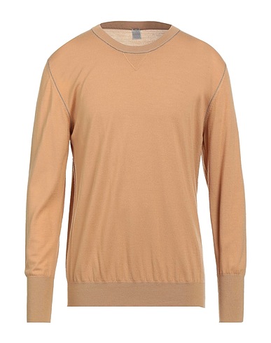 ELEVENTY Sweater PLATINUM Camel 100% Wool