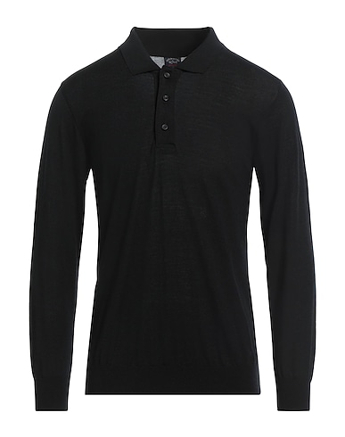 PAUL & SHARK Sweater Black 100% Virgin Wool