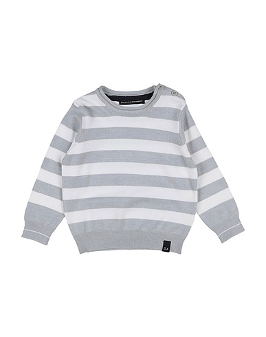 DANIELE ALESSANDRINI Sweater Light grey 80% Viscose, 20% Nylon