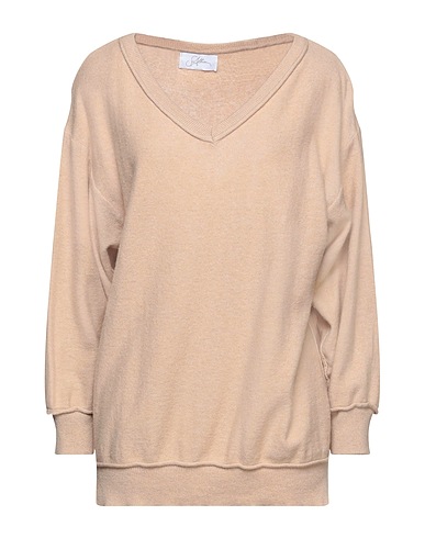 SOALLURE Jumper Sand 35% Polyamide, 30% Wool, 30% Viscose, 5% Cashmere