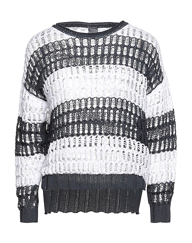 LORENA ANTONIAZZI Sweater Slate blue 90% Cotton, 10% Polyester