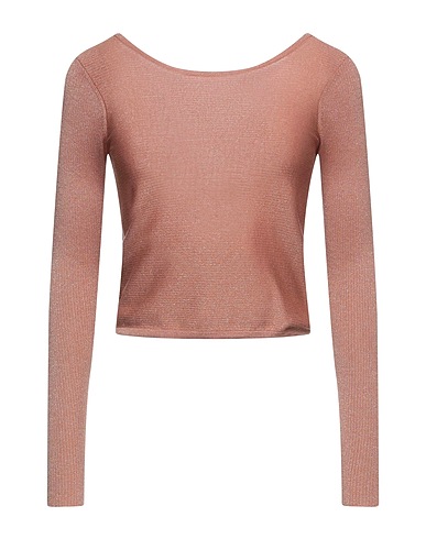 FORTE_FORTE Jumper Salmon pink 76% Wool, 18% Polyester, 6% Metallic fiber