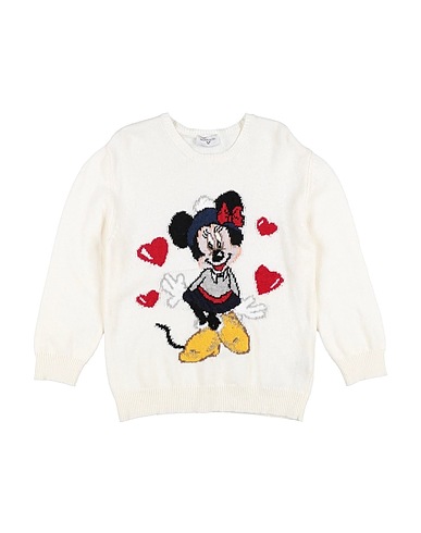 MONNALISA Pullover DISNEY Avorio 40% Lana, 25% Poliammide, 25% Viscosa, 10% Cachemire