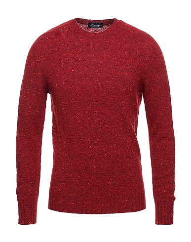 DRUMOHR Pullover Rosso 68% Lana Vergine, 29% Cachemire, 3% Poliammide