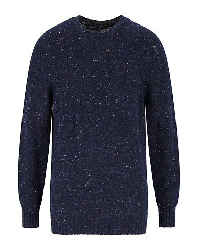DRUMOHR Pullover Blu notte 68% Lana Vergine, 29% Cachemire, 3% Poliammide