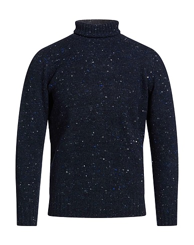 DRUMOHR Turtleneck Midnight blue 68% Virgin Wool, 29% Cashmere, 3% Polyamide