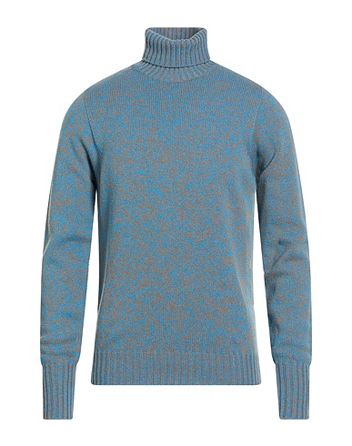 DRUMOHR Polo neck Light blue 100% Lambswool