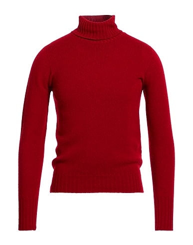 DRUMOHR Polo neck Tomato red 100% Lambswool