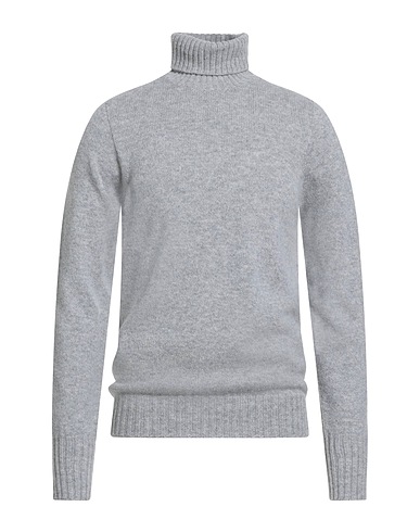 DRUMOHR Polo neck Light grey 100% Lambswool