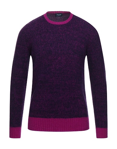 DRUMOHR Sweater Purple 100% Lambswool