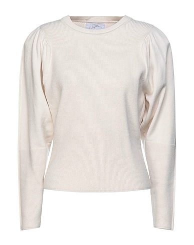 SOALLURE Jumper Ivory 52% Viscose, 28% Polyester, 20% Polyamide