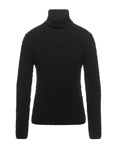 DOLCE&GABBANA Polo neck Black 93% Virgin Wool, 7% Polyamide