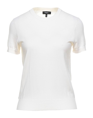 THEORY Jumper Ivory 95% Wool, 5% Other Fibres