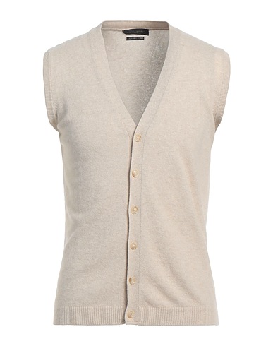 DANIELE FIESOLI Cardigan Cream 90% Merino Wool, 10% Cashmere