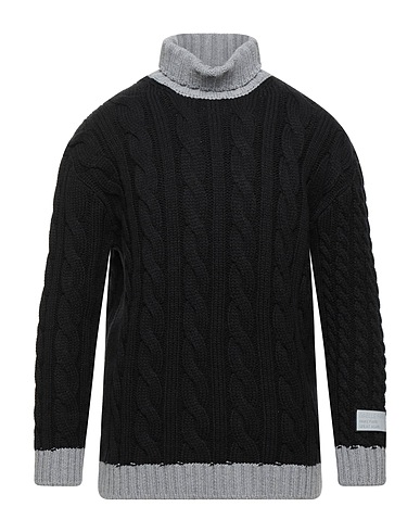 GAëLLE Paris Polo neck Black 50% Wool, 50% Acrylic