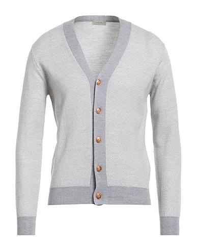 ALTEA Cardigan Light grey 100% Virgin Wool